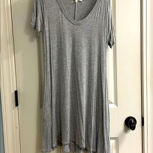 Grey T-shirt dress